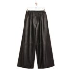 LOEWE CROPPED TROUSERS IN NAPPA LAMBSKIN