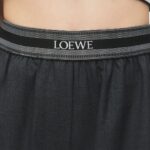 LOEWE CROPPED TROUSER IN WOOL