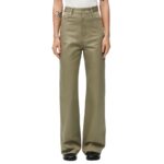 LOEWE HIGH WAISTED TROUSERS IN COTTON
