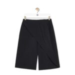 LOEWE PLEATED SHORTS IN COTTON