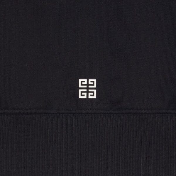GIVENCHY BOXY FIT SWEATSHIRT IN FLEECE WITH REFLECTIVE ARTWORK