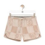 LOEWE SHORTS IN TERRY COTTON JACQUARD