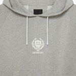 GIVENCHY CREST OVERSIZED SLEEVELESS HOODIE IN FLEECE