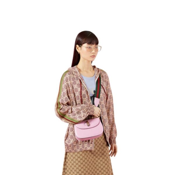 GUCCI BAMBOO 1947 SMALL TOP HANDLE BAG