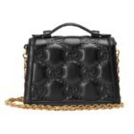 GUCCI GG MATELASSE SMALL TOP HANDLE BAG