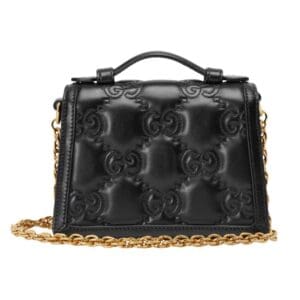 GUCCI GG MATELASSE SMALL TOP HANDLE BAG