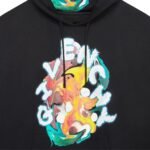 GIVENCHY PSYCHEDELIC BOXY FIT HOODIE IN FLEECE