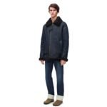 LOEWE ANAGRAM JACKET IN SHEARLING