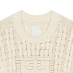 GIVENCHY 4G CABLE KNIT SWEATER