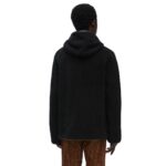 LOEWE HOODED JACKET IN SHEARLING
