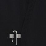 GIVENCHY U LOCK CARDIGAN IN WOOL AND SILK
