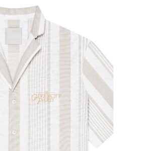 GIVENCHY BOXY FIT SHIRT IN COTTON TOWELLING WITH STRIPES