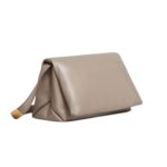 MARNI BEIGE LEATHER PRISMA SHOULDER BAG
