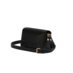 MARNI BLACK LEATHER TRUNKAROO MINI SHOULDER BAG