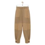 LOEWE CARGO TROUSERS IN VISCOSE AND LINEN