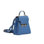MARNI BLUE LEATHER TRUNKAROO BACKPACK