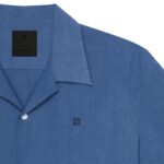 GIVENCHY SHIRT IN OZONE WASHED DENIM CHAMBRAY