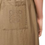 LOEWE CROPPED TROUSERS IN COTTON BLEND