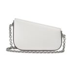 GUCCI HORSEBIT 1955 MINI SHOULDER BAG IN WHITE LEATHER
