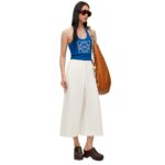 LOEWE CROPPED TROUSERS IN DENIM