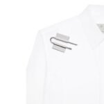 GIVENCHY SHIRT IN POPLIN WITH U LOCK HARDNESS