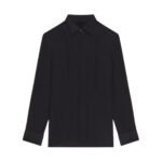 GIVENCHY SHIRT IN SILK WITH PLASTRON