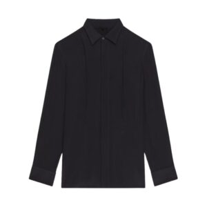 GIVENCHY SHIRT IN SILK WITH PLASTRON
