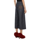 LOEWE CROPPED TROUSERS IN DENIM