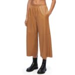 LOEWE CROPPED TROUSERS IN NAPPA LAMBSKIN