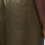 LOEWE CROPPED TROUSERS IN NAPPA LAMBSKIN