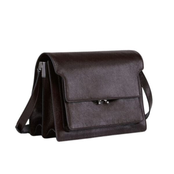 MARNI TRUNK SOFT LARGE BAG IN LEATHER