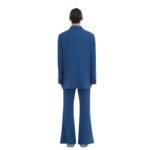 MARNI BLUE WOOL MOHAIR BLAZER WITH MARNI MENDING