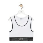 LOEWE CROPPED TANK TOP IN VISCOSE