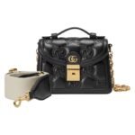 GUCCI GG MATELASSE SMALL TOP HANDLE BAG