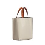 MARNI BI COLOURED MUSEO BAG IN SHINY CALFSKIN WITH SHOULDER STRAP