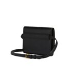 MARNI BLACK LEATHER TRUNKAROO BUM BAG