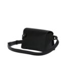 MARNI BLACK LEATHER TRUNKAROO CROSSBODY BAG