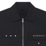 GIVENCHY SHIRT IN COTTON WITH METAL DETAILS