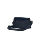 MARNI DEEP BLUE LEATHER TRUNKAROO CROSSBODY BAG
