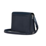 MARNI DEEP BLUE LEATHER TRUNKAROO MEDIUM SHOULDER BAG