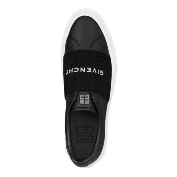 CITY SPORT SNEAKERS IN LEATHER WITH GIVENCHY STRAP