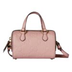 GUCCI GG SUPER MINI TOP HANDLE BAG IN ROSE BEIGE