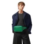 GUCCI GG RUBBER EFFECT BELT BAG IN GREEN