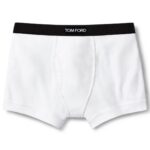 TOM FORD COTTON BOXER BRIEFS WHITE