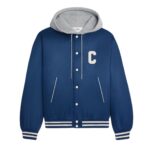 CELINE OVERSIZED HOODED TEDDY JACKET IN NYLON