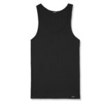 TOM FORD COTTON MODAL RIB TANK BLACK
