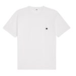CELINE TRIOMPHE LOOSE T SHIRT IN COTTON JERSEY OFF WHITE-BLACK