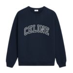 CELINE LOOSE SWEATSHIRT IN COTTON FLEECE
