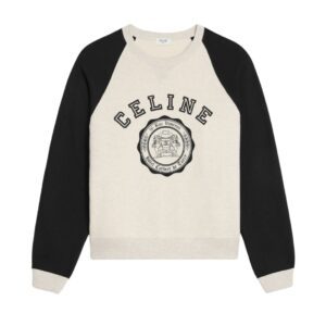 CELINE BLASON LOOSE SWEATSHIRT IN COTTON FLEECE
