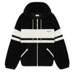 CELINE HOODED JACKET IN JERSEY FLEECE